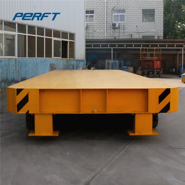 self propelled trolley with flat steel deck 50 tons